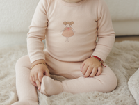Lilette Graphic Layette set - Dusty Pink