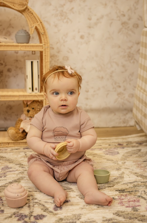Bondoux Muffin Short Top & Bloomers Set - Girls
