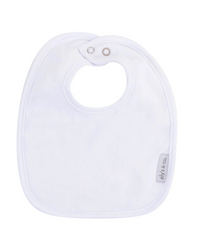 Elys & Co White Jersey Cotton Bibs