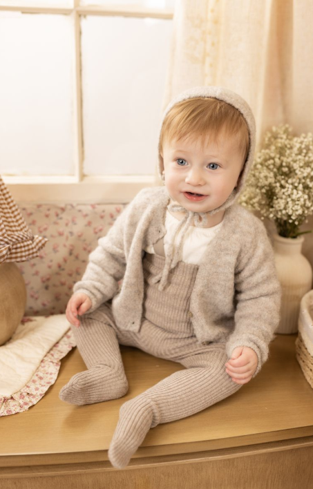 Bee & Dee Textured Wool Ensemble - Toasted Oat