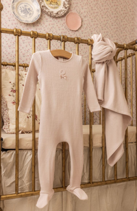 Bee & Dee Sweet Classic Pointelle Layette Set - Hushed Pink