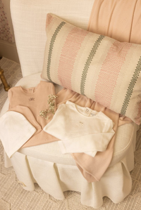 Bee & Dee Wings Pointelle Layette Set - Chalk White Girls