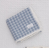 Bebe Organic Crochet Blanket - Blue Retro