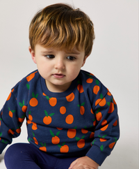 Wander & Wonder Navy Tangerine Sweater & Leggings