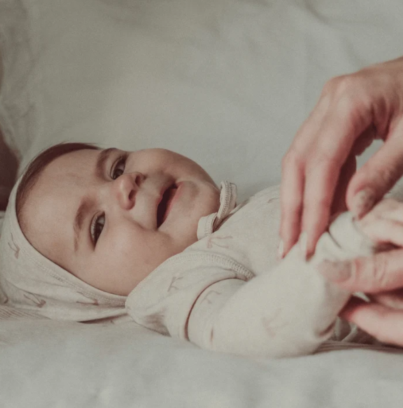 Lovely Littles Printed Layette Set - Heirloom Bow
