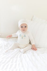 Bee & Dee Shades of Baby Layette Set -Chalk White Boys