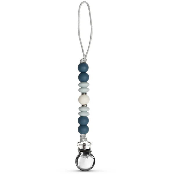 Adora Pacifier Clip - Denim Sky