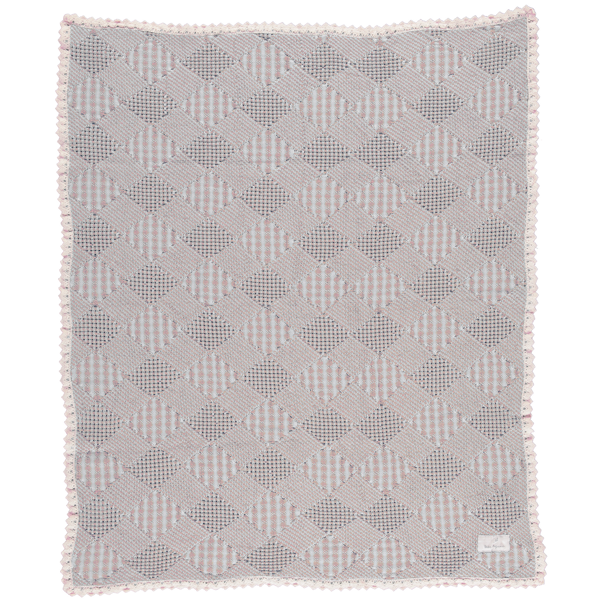 Bebe Organic Plaid Blanket - Pink