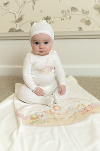 Bee & Dee Storytime Series Layette Set-Chalk White Girls
