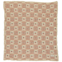 Bebe organic Waffle Blanket- Strawberry