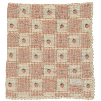 Bebe organic Waffle Blanket- Strawberry