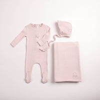 Bee & Dee Sweet Classic Pointelle Layette Set - Hushed Pink