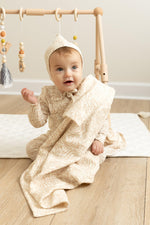 Bee & Dee Swirly Vines Wrap Layette Set