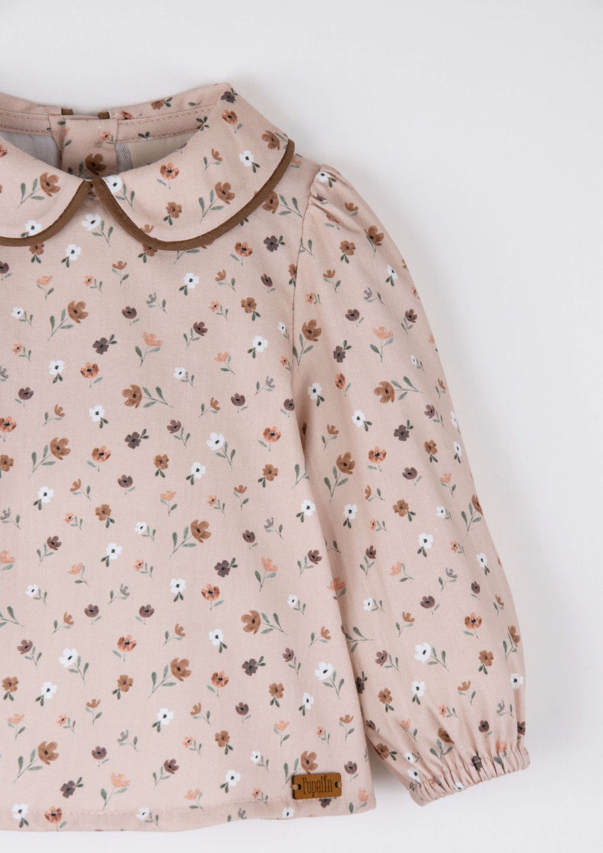 Popelin Pink Floral Top &  Frill Bloomers