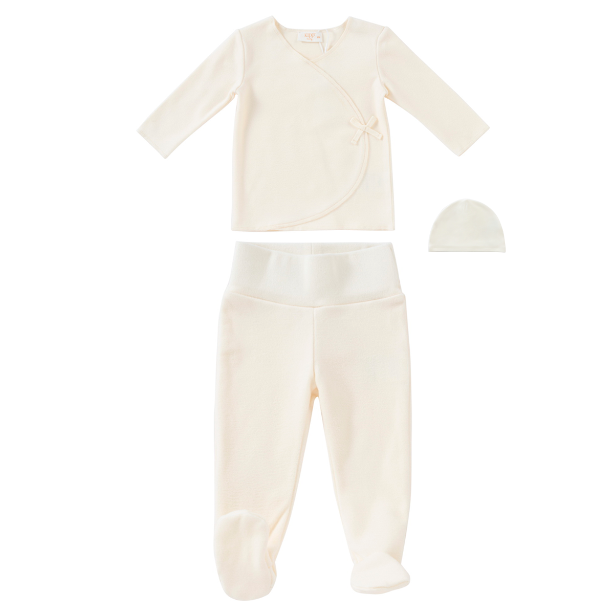 Kipp Felt Knit Wrap Bris Set & Hat