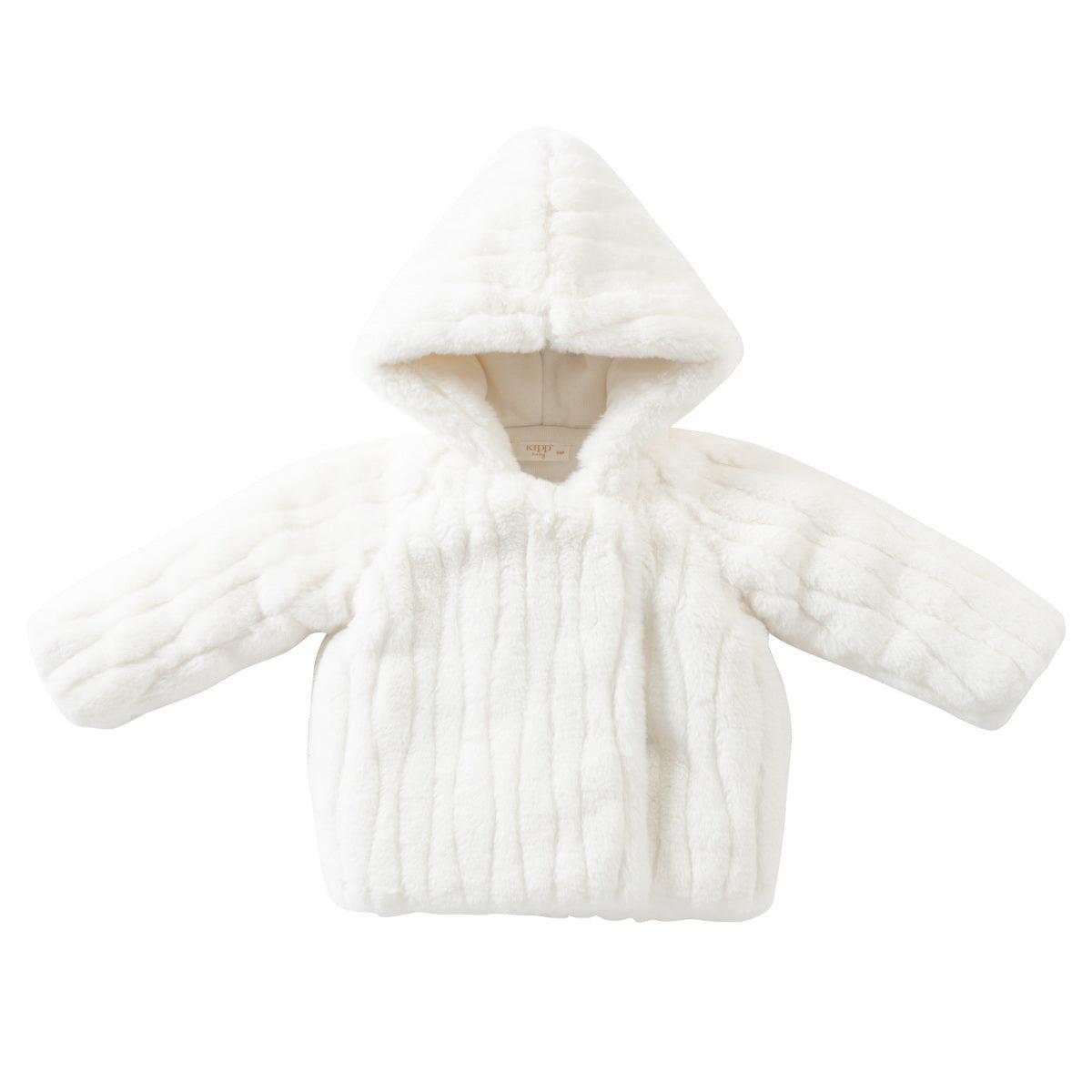 Kipp Rib Fur Jacket & Pom Pom Hat