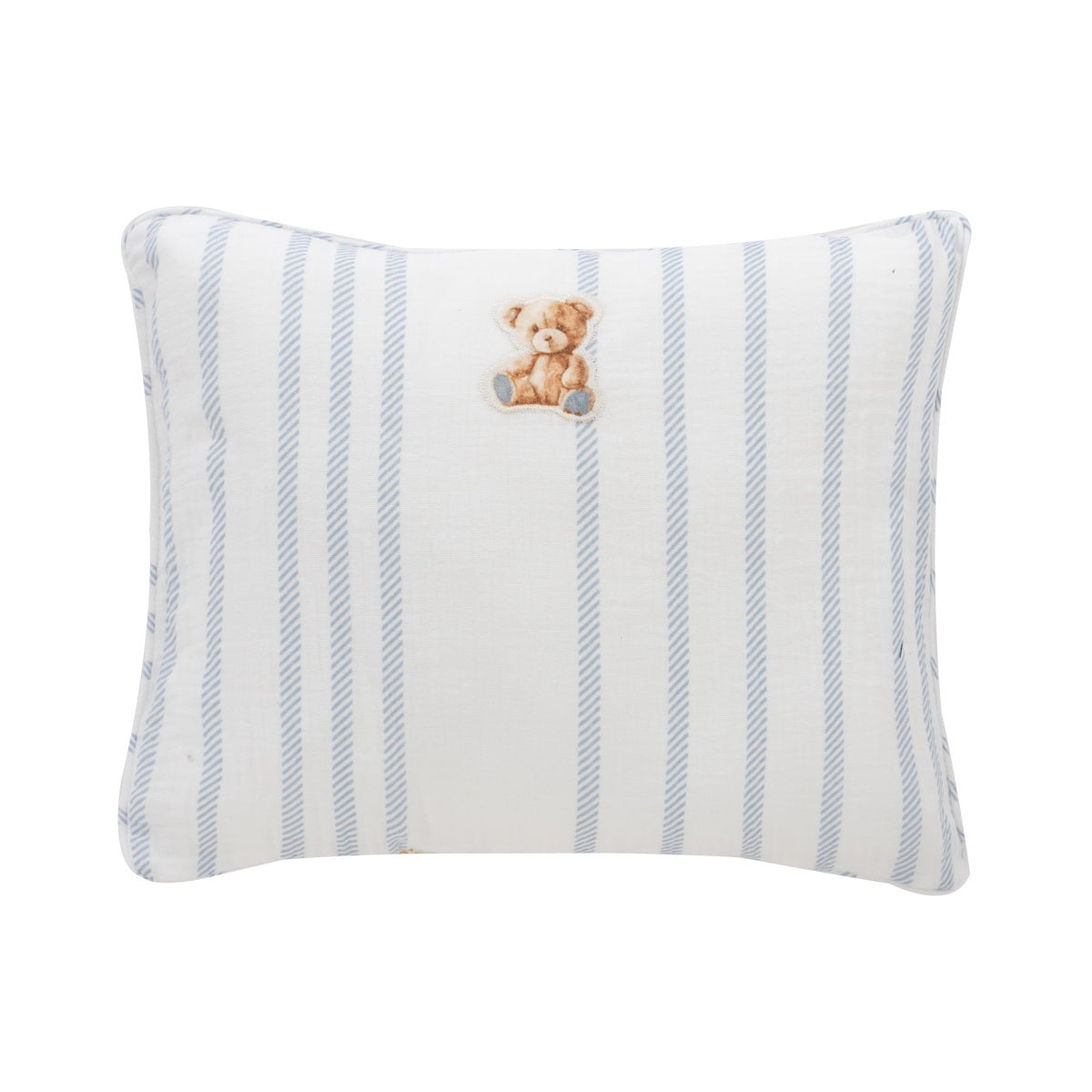 Kipp Stripe Teddy Filled Throw Pillow