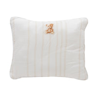 Kipp Stripe Teddy Filled Throw Pillow