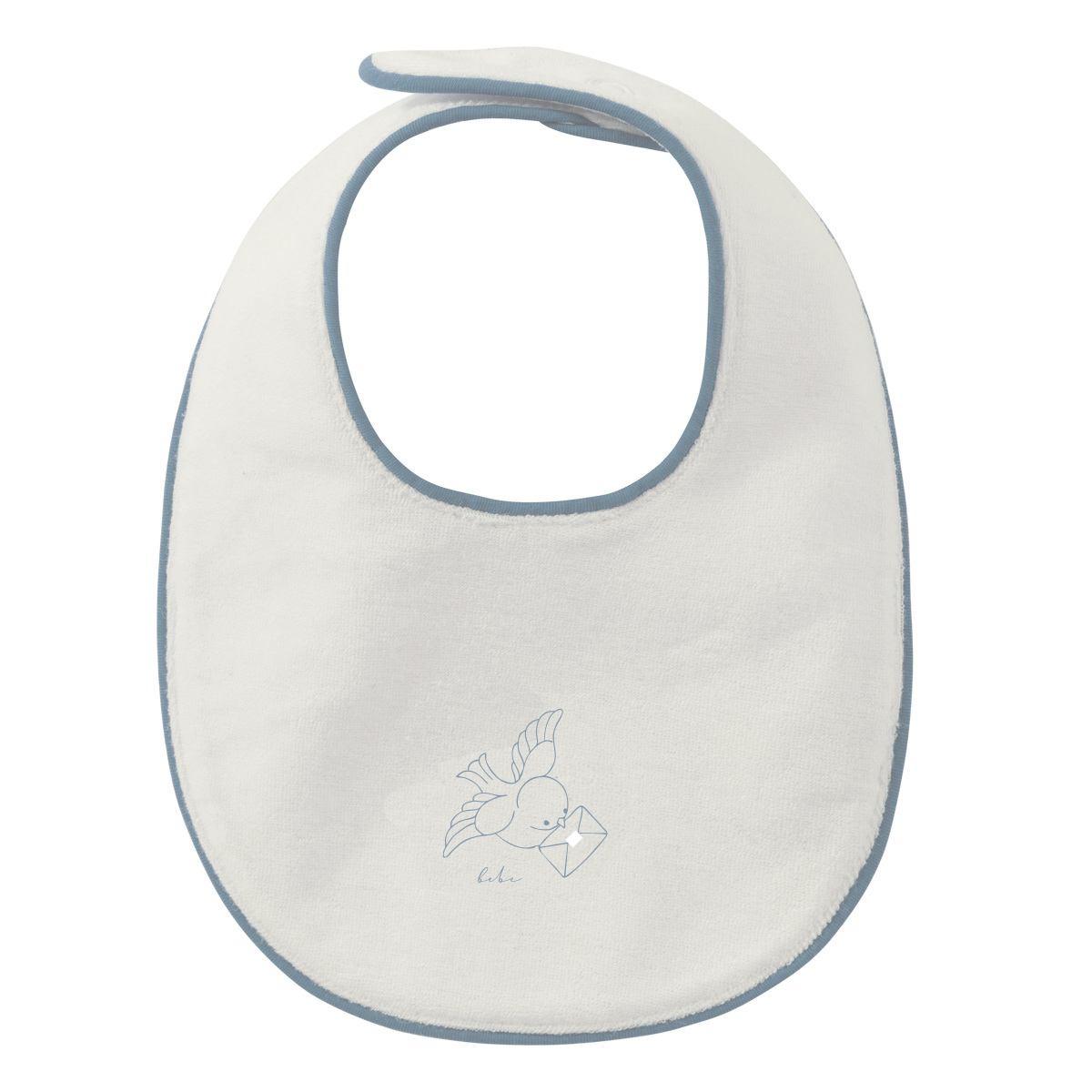 Kipp Flying Feathers Terry Bib - Blue