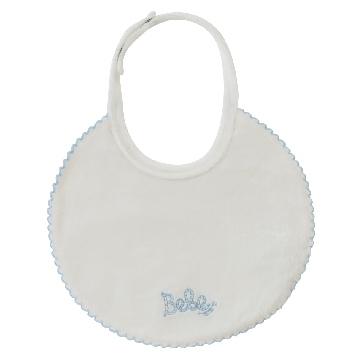 Kipp Bebe Bib Aw25 - White Blue