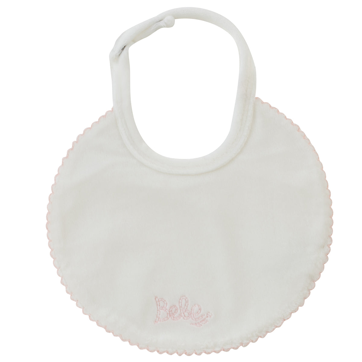 Kipp Bebe Bib Aw25 - White Pink