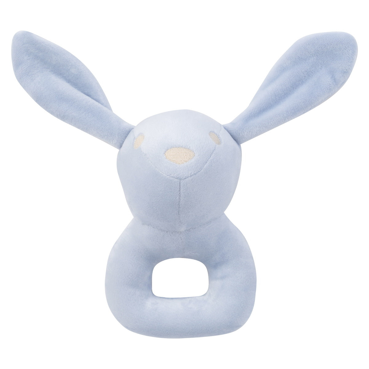 Kipp Petit Toile Bunny Rattle - Blue
