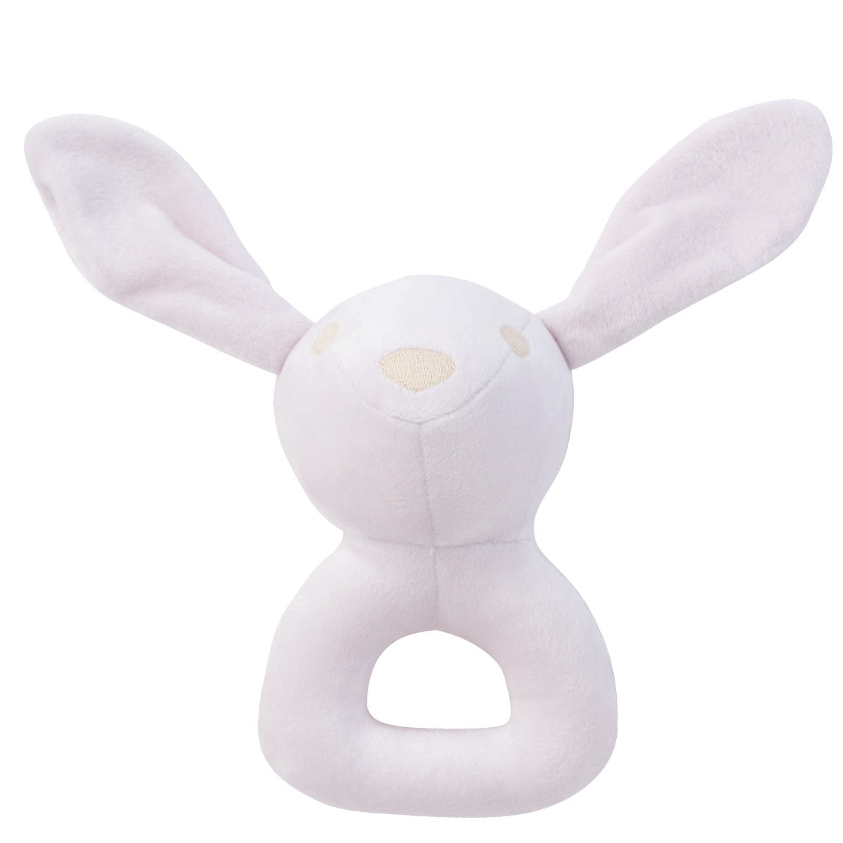 Kipp Petit Toile Bunny Rattle - Pink