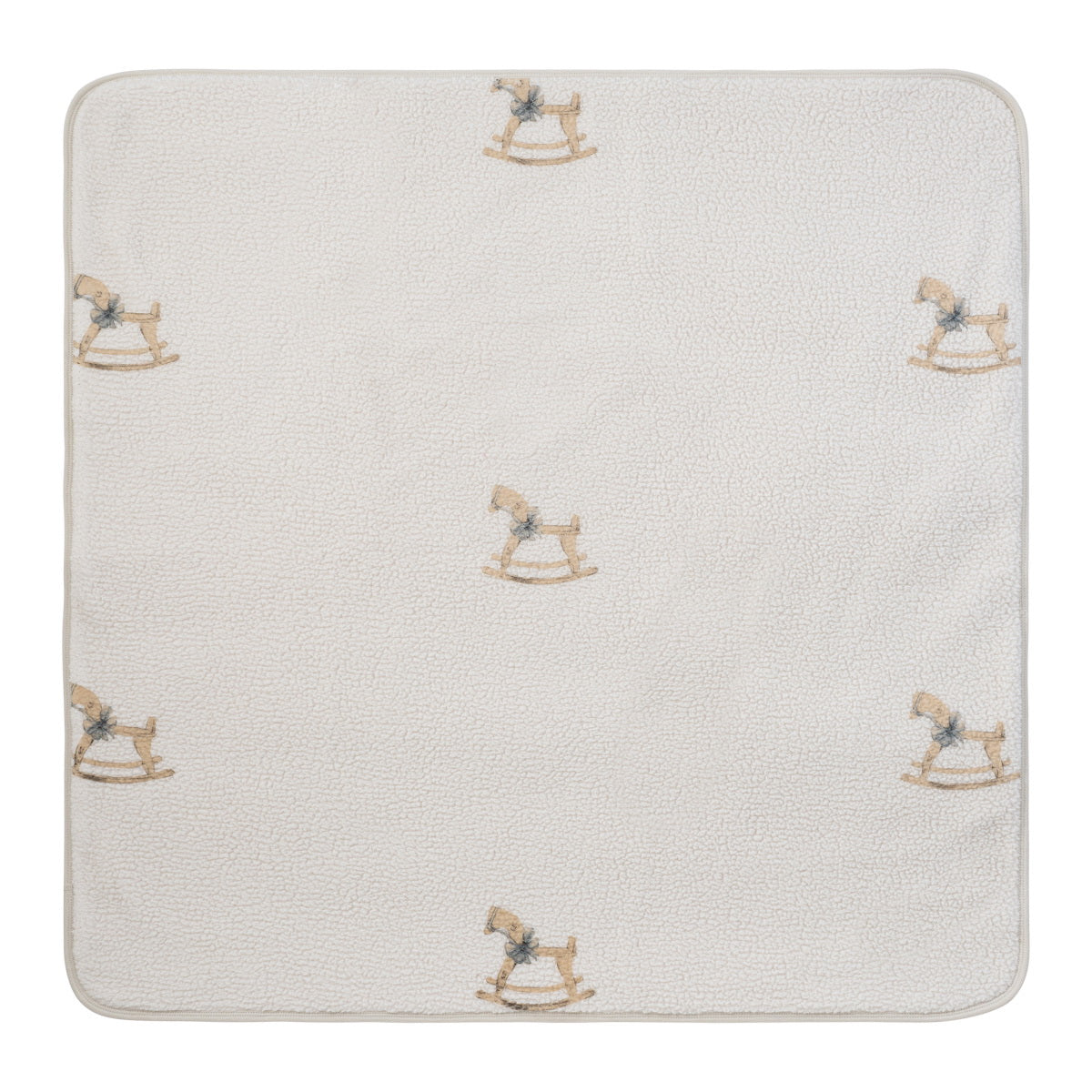 Kipp Rocking Horse Blanket - Blue