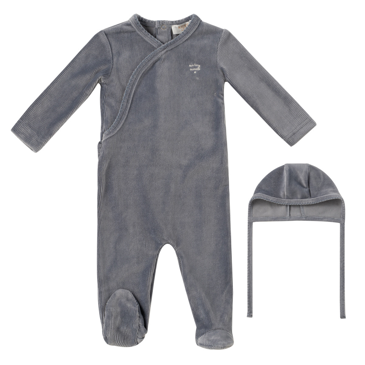 Kipp Tiny Miracle Footie & Bonnet - Blue