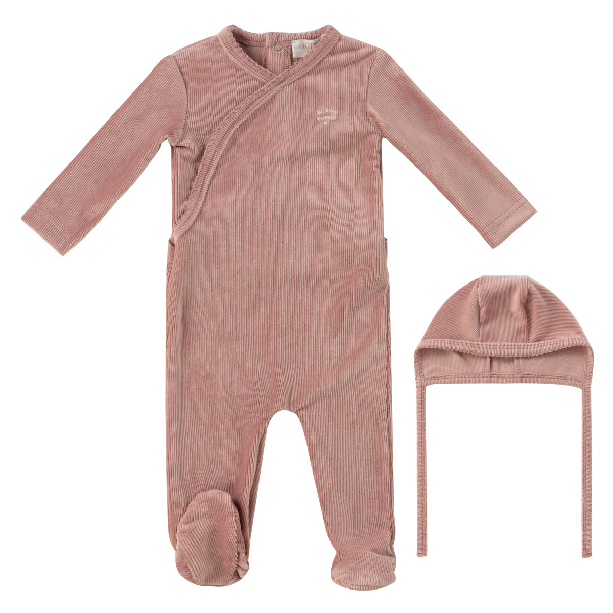 Kipp Tiny Miracle Footie & Bonnet - Pink