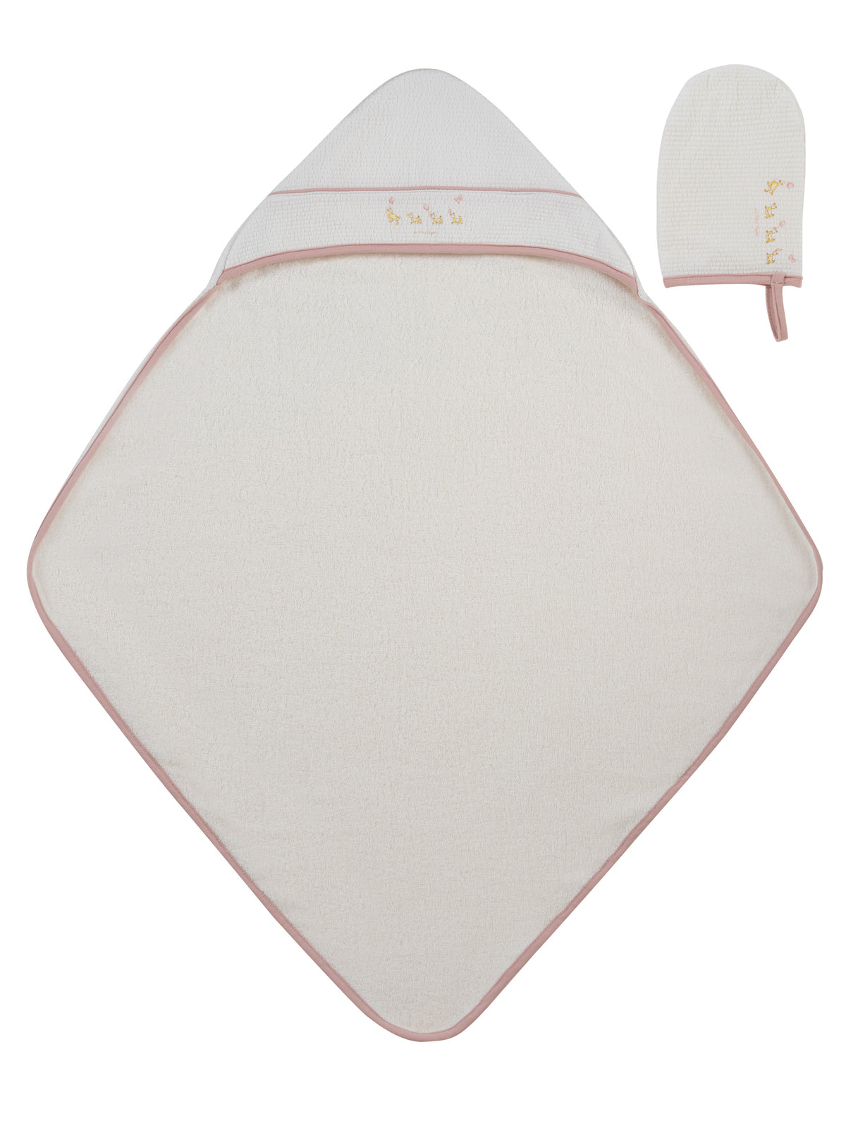 Kipp Mini Royals Towel + Mitt - Pink