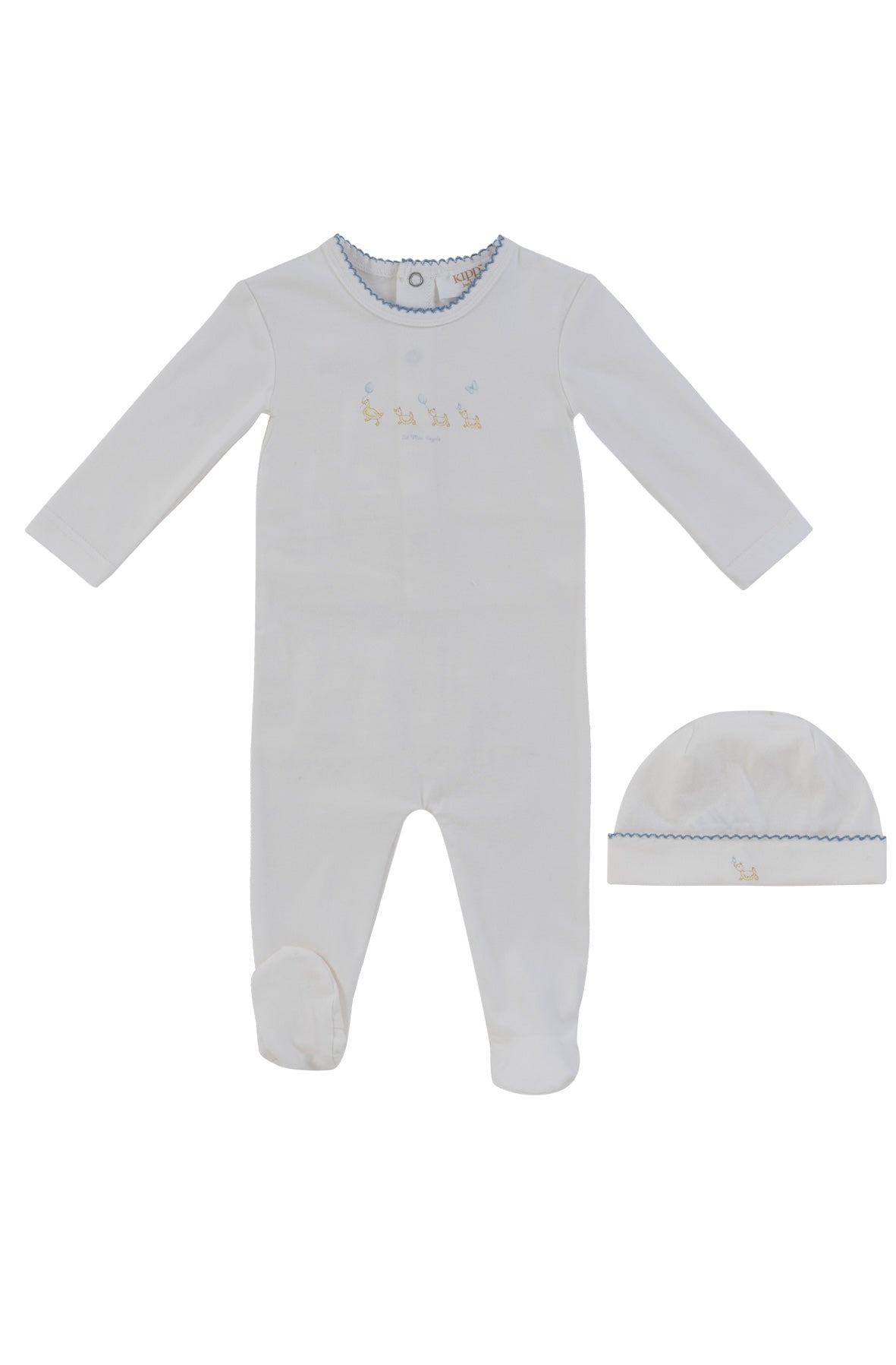 Kipp Mini Royals Footie & Beanie - Blue