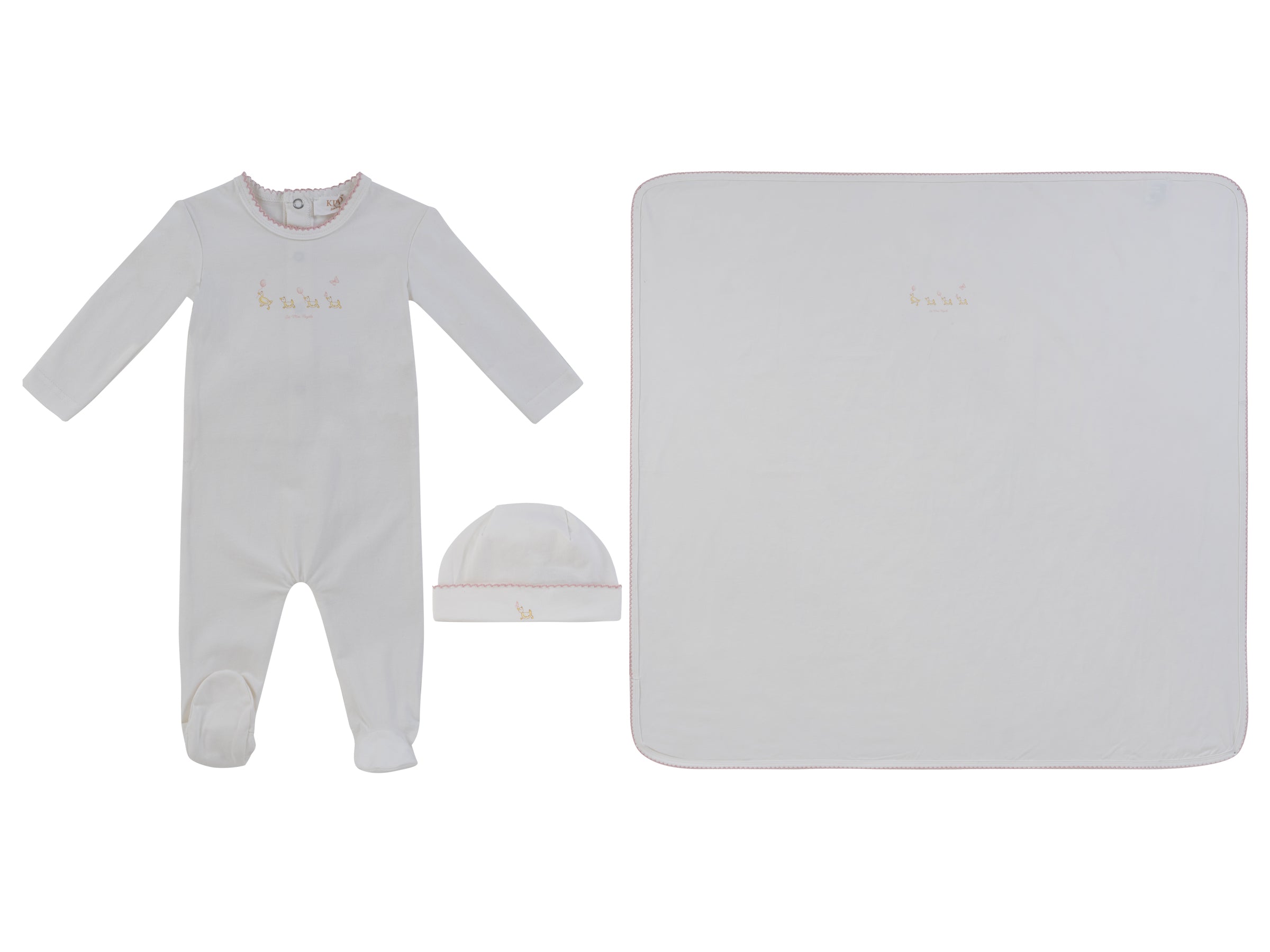 Kipp Mini Royals Layette Set - Pink