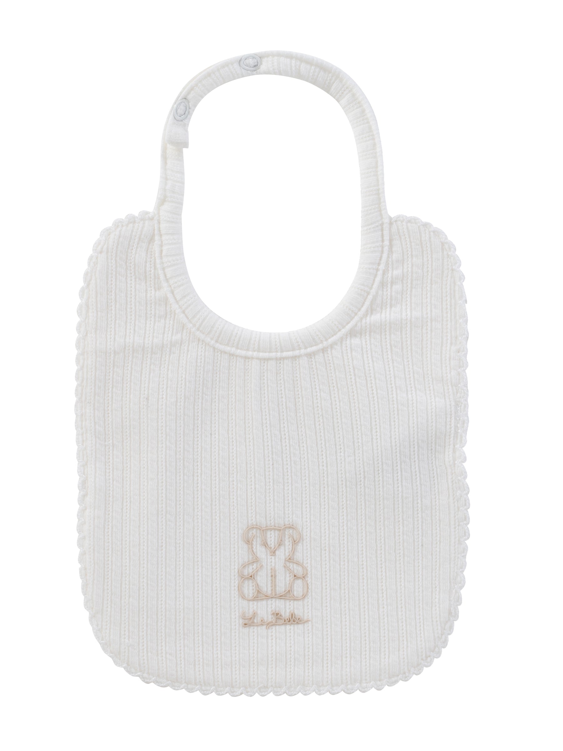 Kipp Teddy Bib - Stone
