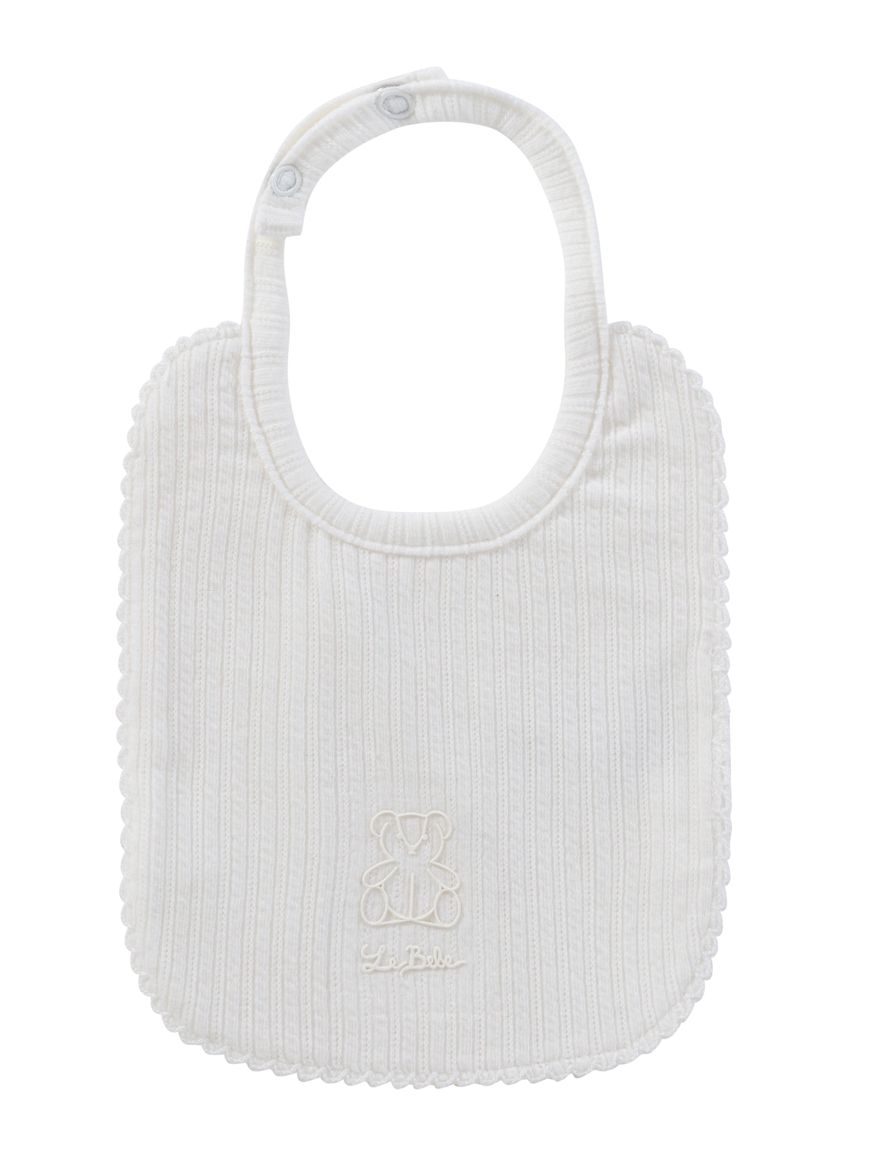 Kipp Teddy Bib - White