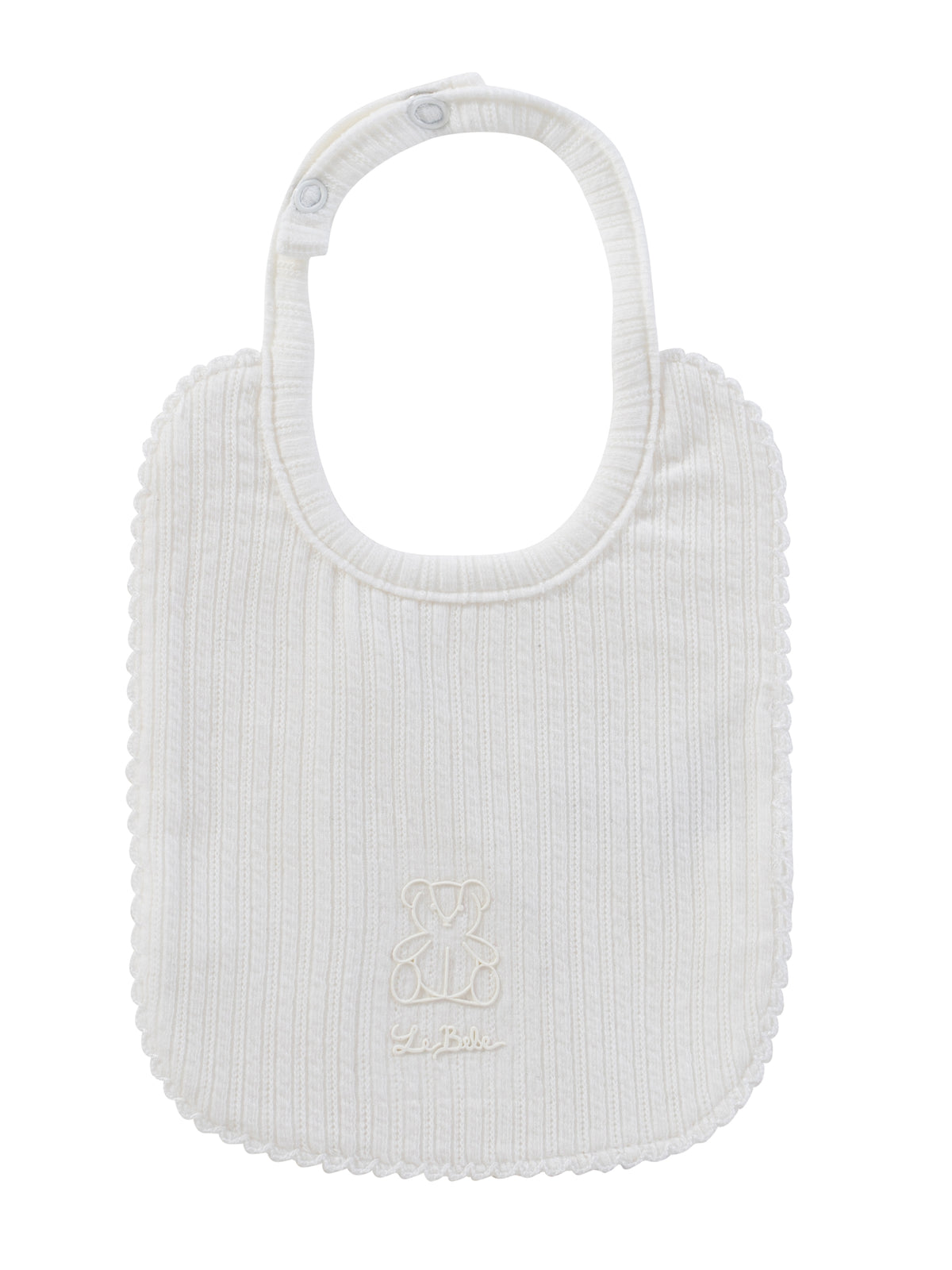 Kipp Teddy Bib - White