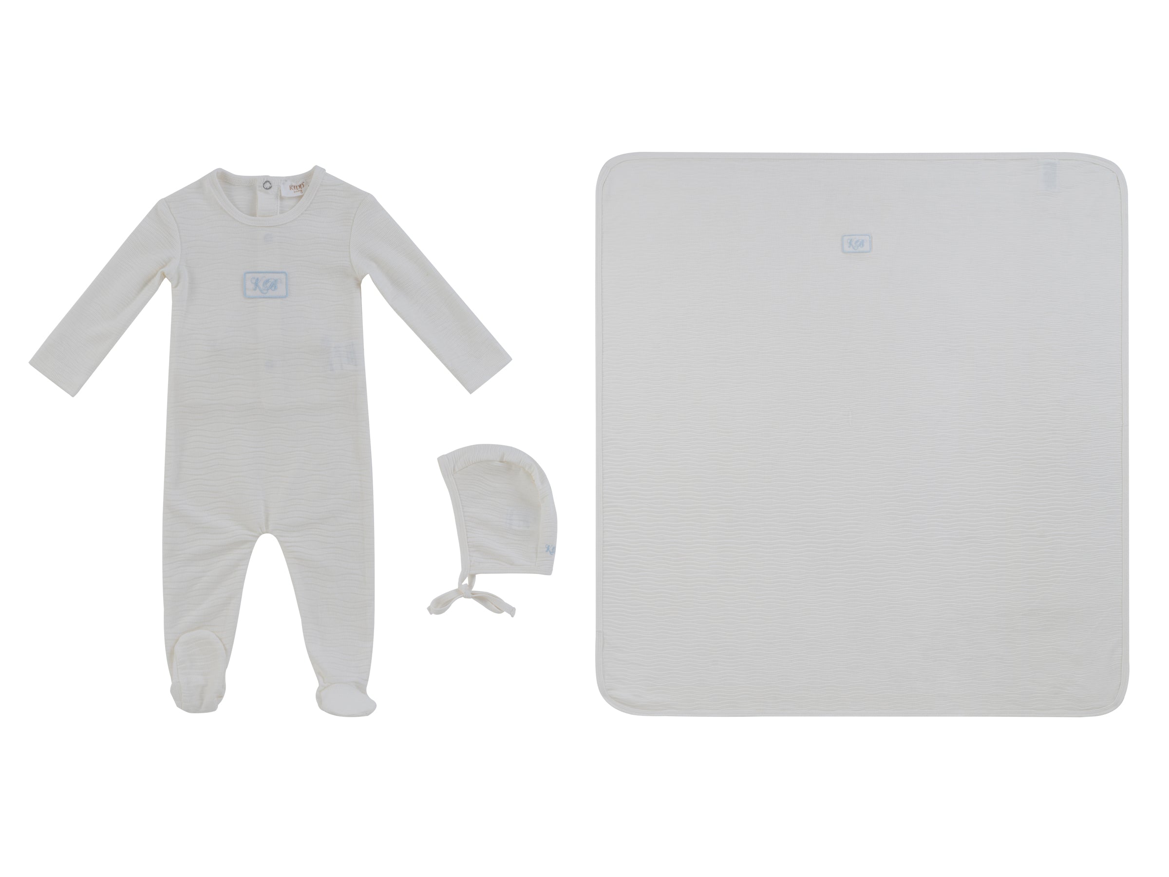Kipp KB Patch Layette Set - Blue