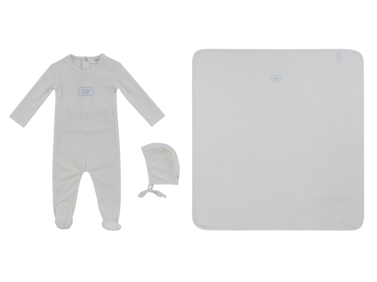 Kipp KB Patch Layette Set - Blue