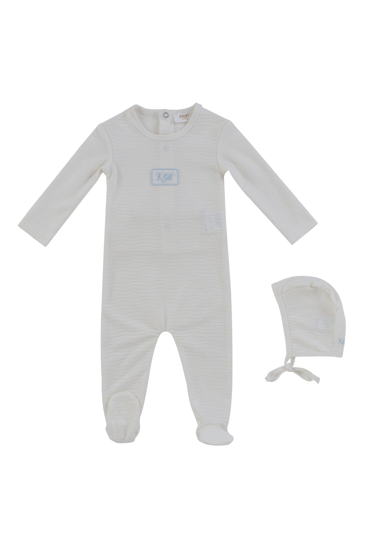 Kipp KB Patch Footie & Hat - Blue