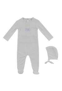 Kipp KB Patch Footie & Hat - Blue