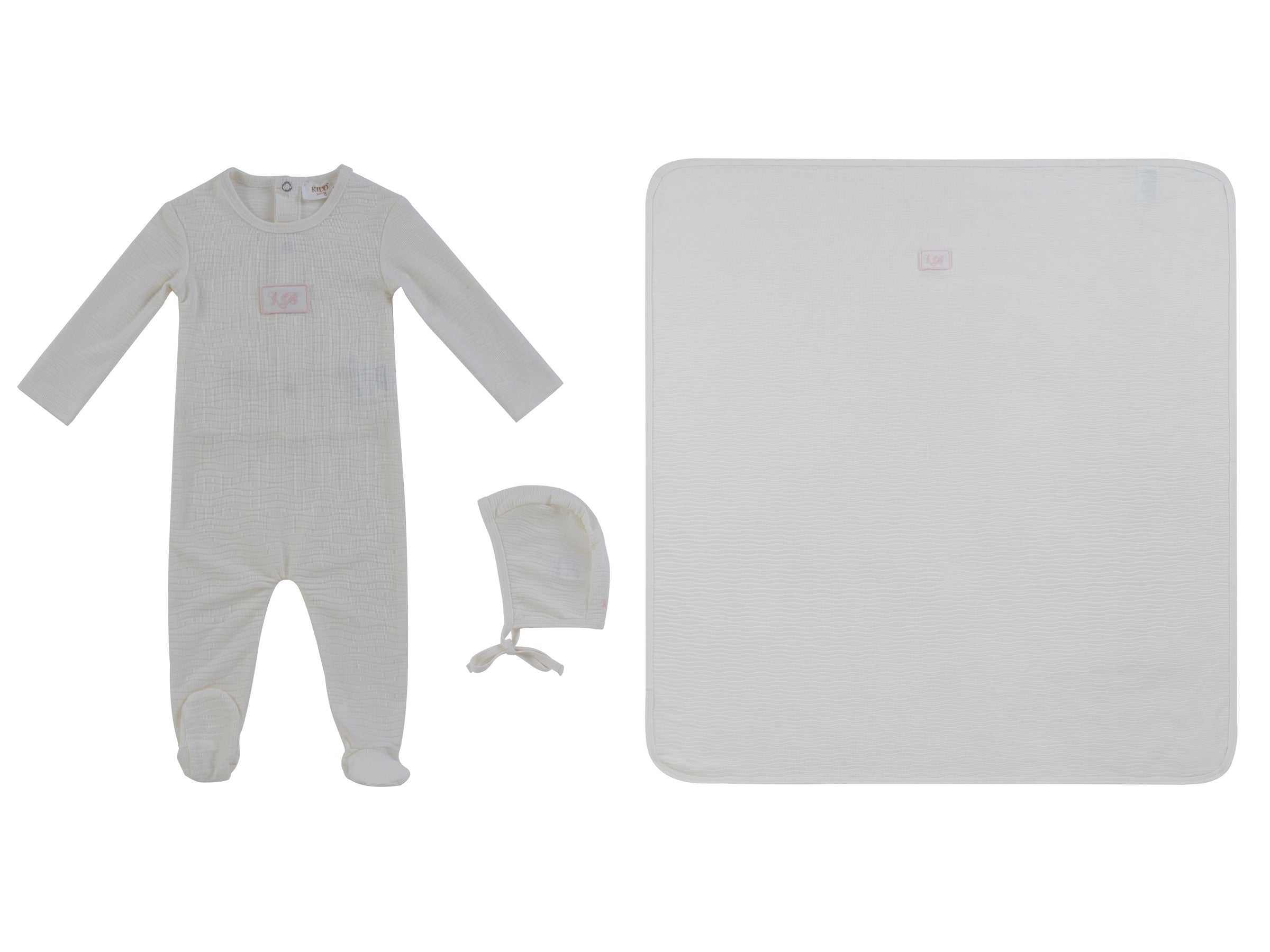 Kipp KB Patch Layette Set - Pink