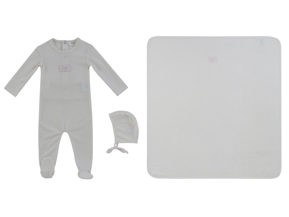 Kipp KB Patch Layette Set - Pink