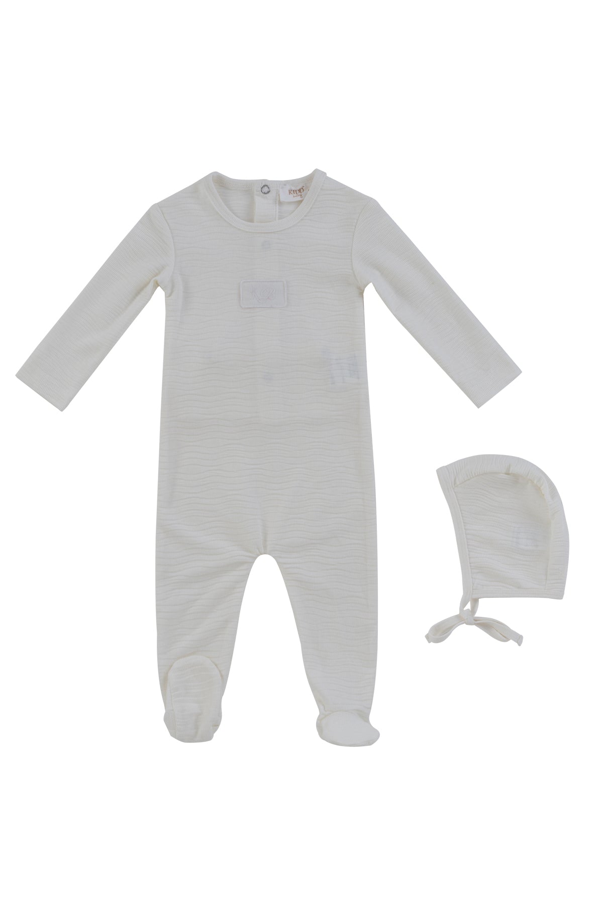 Kipp KB Patch Footie & Hat - White