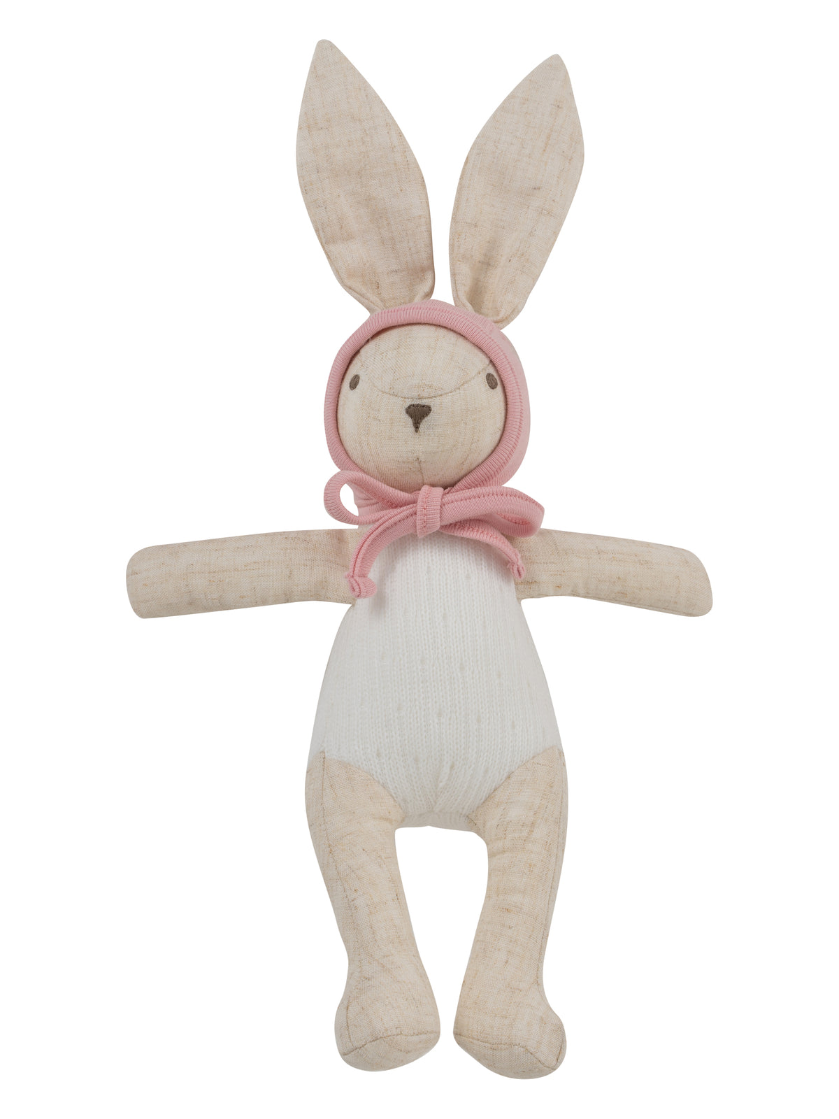 Kipp Bonnet Bunny Plush Toy - Pink