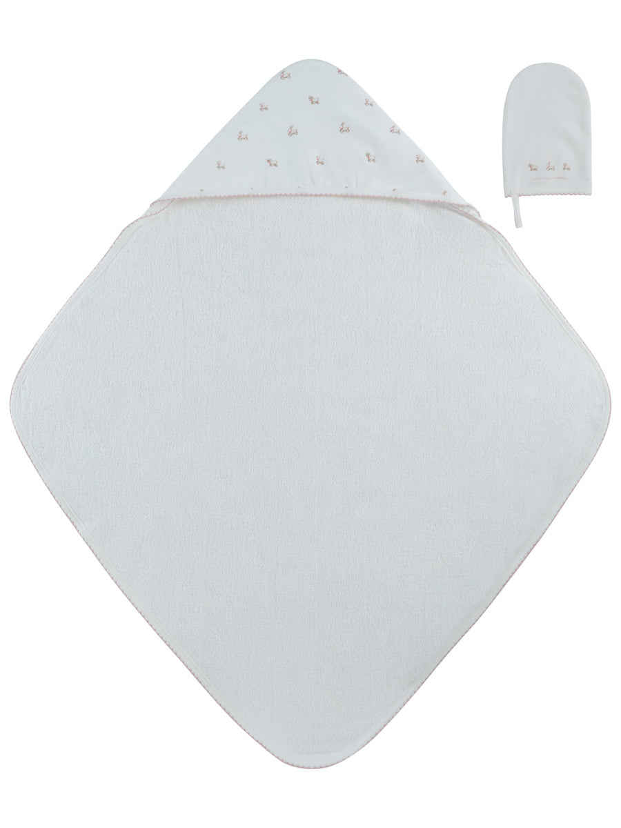 Kipp Petits Amis Towel + Mitt - Pink