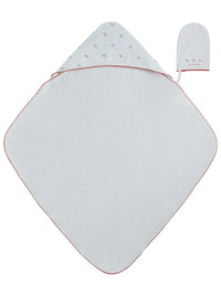 Kipp Petits Amis Towel + Mitt - Red