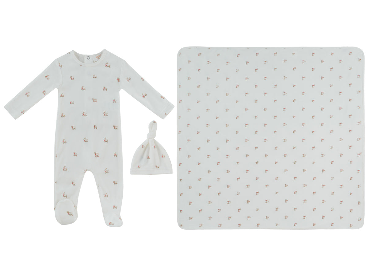 Kipp Petits Amis Layette Set - Red