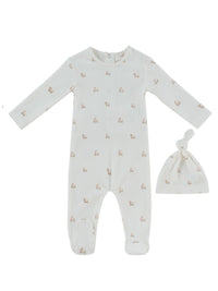 Kipp Petits Amis Footie & Hat - Pink