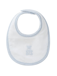 Kipp Petit Ours Bib - White Blue
