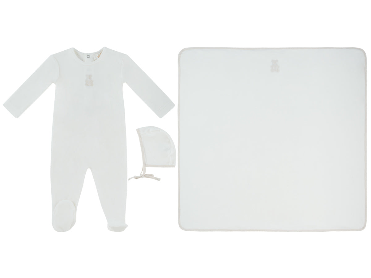 Kipp Petit Ours Layette set - White Stone